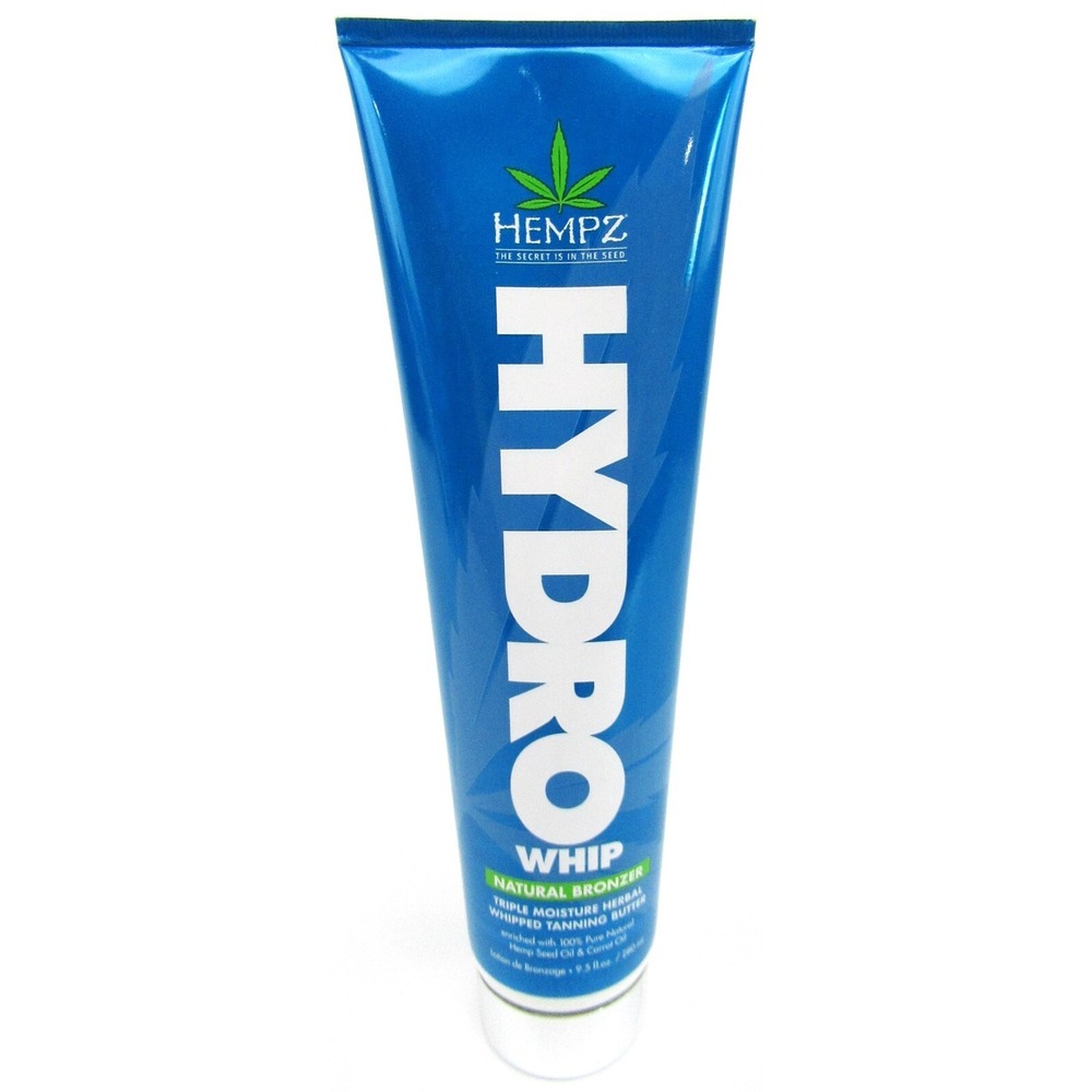 Hempz HydroWhip Herbal Whipped Tanning Butter Natural Bronzer 9.5oz Blue Tube